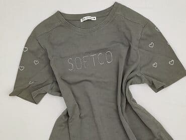 koszula w krate brazowa: Zara, T-shirt damski, M — 1