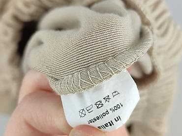 kremowe dresy: Spodnie dresowe damskie, rozmiar S — 4