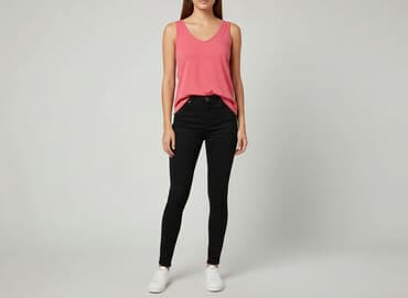 srebrny top h m: Beloved, Top damski, rozmiar S — 7