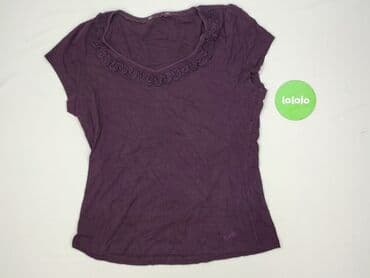 czarne t shirty damskie w serek: T-shirt damski, rozmiar M — 2