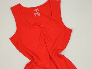 czerwona bluzka z dekoltem v: Esmara, Bluzka damska, rozmiar S — 2