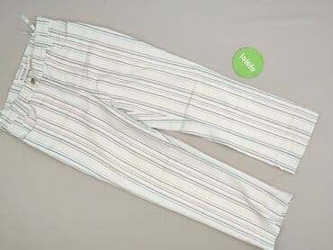 krótkie spodenki w paski: Spodnie materiałowe damskie, rozmiar M — 2