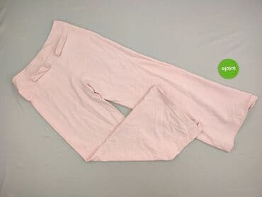 woskowane legginsy z wysokim stanem zara: Material trousers for women, size XL (EU 42) — 3