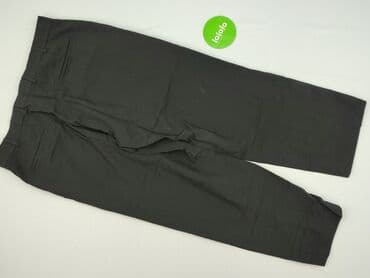 brazowe buty do czarnych spodni: Spodnie materiałowe damskie, 2XL — 3