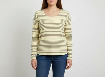 bluzki w paski długi rekaw: Bluzka damska, rozmiar XL — 1