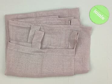 obrus żółty: Zasłony panelowe z przewieszkami – 2 sztuki - Kolor: pudrowy róż / — 2