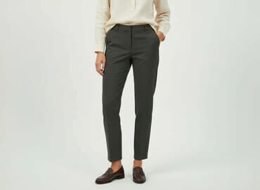 komplety dresowe damskie hm: H&M, Spodnie materiałowe damskie, rozmiar L — 7