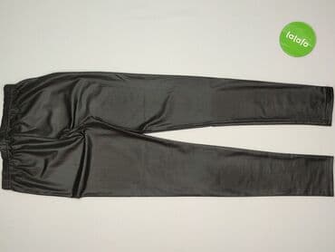 woskowane legginsy z wysokim stanem zara: Legginsy Ze skóry ekologicznej damskie, rozmiar L — 3