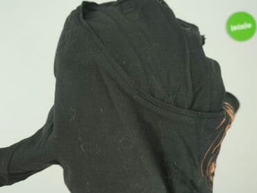 czarne koszulki damskie z nadrukiem: Футболка жіноча, розмір S — 5