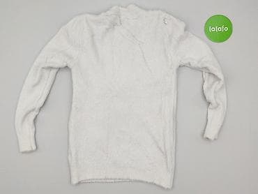 sweter z perełkami h: Sweter damski, rozmiar S — 3