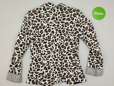 marynarki damskie plus size: Leopard, Marynarka damska, S — 3