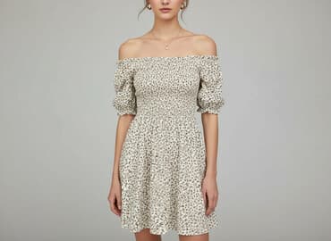 sukienki rozkloszowane midi na wesele: Sukienka damska, rozmiar S — 5