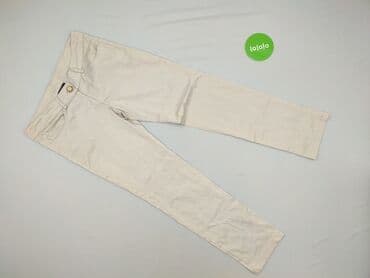 Material trousers for women, size L (EU 40) — 2