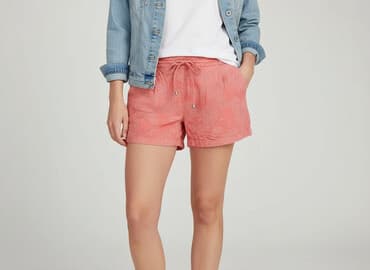 lniane spodenki oysho: Atmosphere, Szorty damskie, rozmiar L — 7