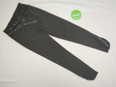 paski do sukienek ozdobne: Spodnie materiałowe damskie, rozmiar M — 2