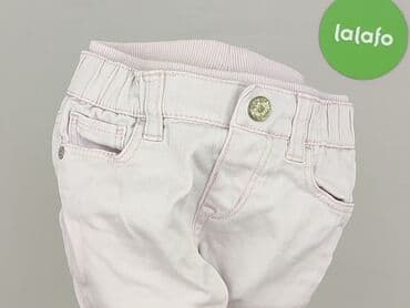 kombinezon pretty little thing: Spodnie jeansowe, H&M, 6-9 miesięcy, stan - Bardzo dobry — 6