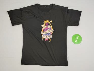 spodnie hello kitty piżama czarne: Футболка жіноча, S — 2