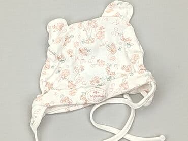 biale rajstopy niemowlece: Cap, 1-3 months, condition - Good — 1