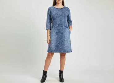 sukienki dżinsowe tanie: Sukienka damska, rozmiar XL — 7