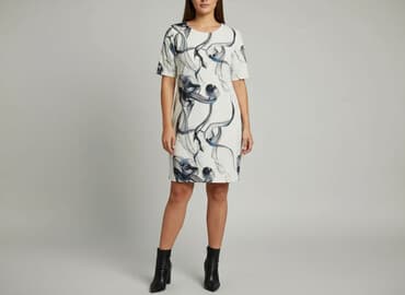 sukienka z karczkiem: YAS, Sukienka damska, rozmiar XL — 7