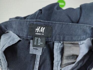 Spodnie: H&M, Chinosy dla mężczyzn, rozmiar L — 4