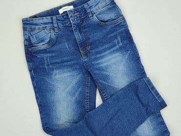 orsay spodnie jeans: Spodnie jeansowe, Reserved, 9 lat, 128/134, stan - Idealny — 1