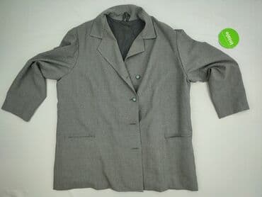 siwa marynarka damska: Marynarka damska, rozmiar 6XL — 2