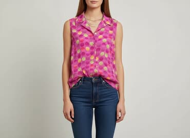 fioletowe buty deichmann: Gracia, Bluzka damska, rozmiar M — 8