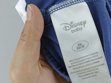 krótkie spodenki niemowlęce 74: Denim pants, Disney, 3-6 months, condition - Perfect — 6