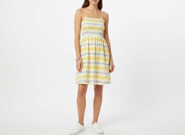 sukienka w kolorowe paski: H&M, Sukienka damska, rozmiar M — 1