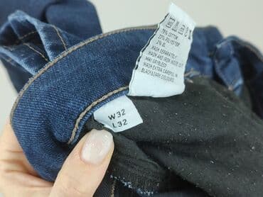 spodnie jeansowe z cyrkoniami: Jeansy dla mężczyzn, L — 6