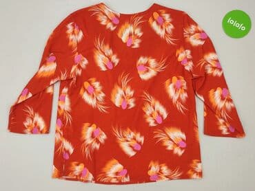 bluzka z piórami przy rękawach: Bluzka damska, rozmiar L — 3