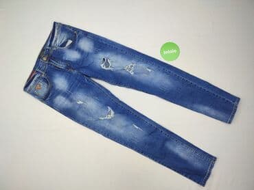 woskowane dżinsy: Yes, Jeansy damskie, rozmiar One size — 2