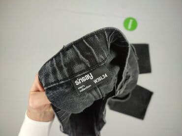 czarne sandały płaskie ccc: Sinsay, Jeansy dla mężczyzn, rozmiar XL — 4