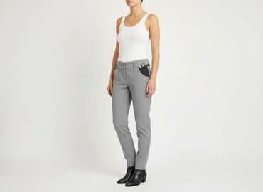 bugo buty big star: Spodnie materiałowe damskie, rozmiar S — 5