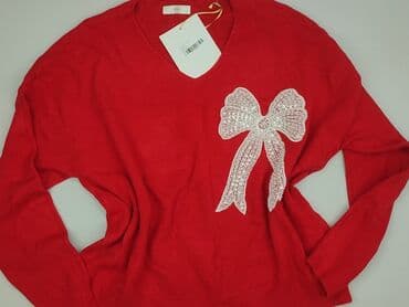 sweter z dodatkiem moheru: Sweter damski, rozmiar One size — 1