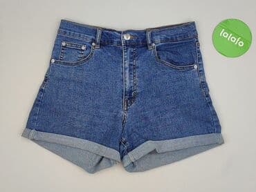 spodenki jeansowe z wysokim stanem pull and bear: PULL&BEAR, Szorty damskie, rozmiar M — 3