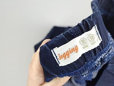 biale spodnie mom: Leggings, Jeansy damskie, rozmiar M — 5