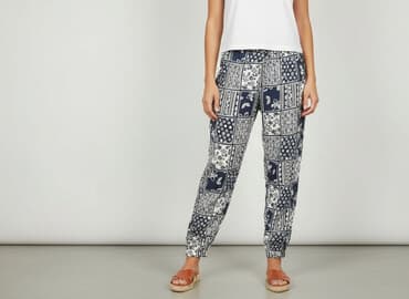 spodnie narciarskie tanie: Spodnie materiałowe damskie, rozmiar L — 6