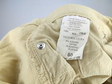 jean pascal jacket: Męskie spodnie bawełniane w kolorze jasnego beżu (kremowe). - Krój — 4