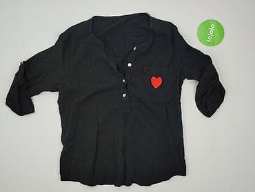 czarny tshirt: ITALY FASHION, Bluzka damska, rozmiar S — 2
