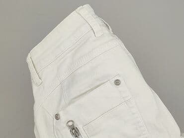 biale szerokie jeansy: Madoc, Jeansy damskie, rozmiar S — 5