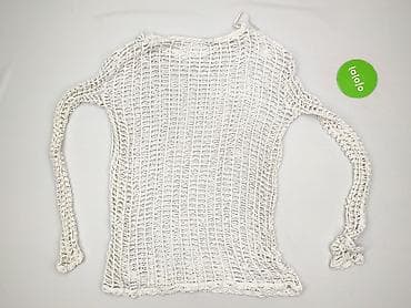 sweter w chmurki: Zara, Sweter damski, rozmiar L — 4