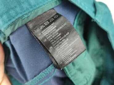 spodnie czerwone w kratę h m: H&M, Material trousers for women, size L — 5