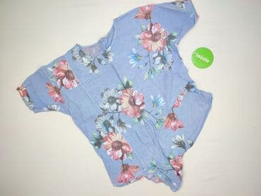 chabrowa bluzki plus size: Bluzka damska, rozmiar 5XL — 3