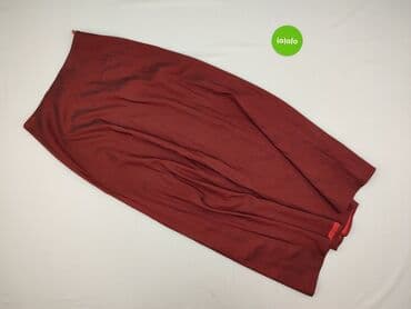 bordowa spódnice midi: Spódnica damska, rozmiar M — 2