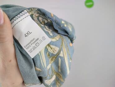 jasna sukienka plus size: Sukienka damska, rozmiar 4XL — 5