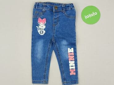 sinsay spodnie z szerokimi nogawkami: Spodnie jeansowe, Disney, 9-12 miesięcy, stan - Bardzo dobry — 2