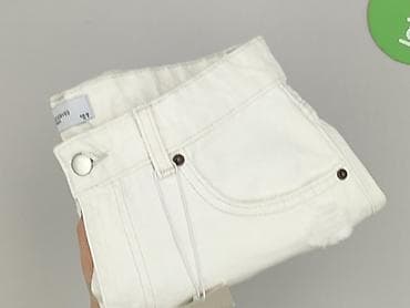 ccc biale trampki: Denim, Szorty damskie, rozmiar S — 8