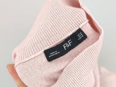 sweter piórkowy na drutach: F&F, Sweter damski, rozmiar XL — 4
